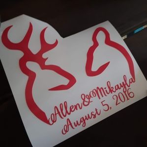 Custom decals 6x6 inch